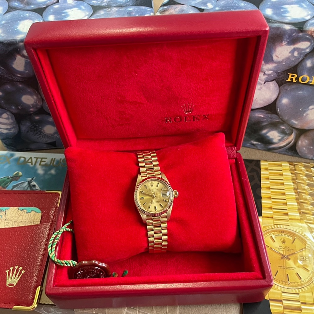 Rolex Datejust President 18k Gold 26mm